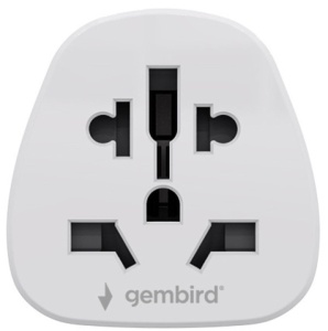 Travel Adapter A-AC-UKMINTF Gembird, UK na EU, USA - Img 3