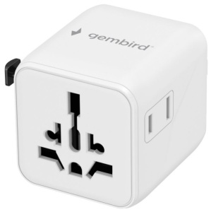 Travel Adapter univerzalni TPA-INT-01-W Gembird, EU, USA, UK, AU - Img 6