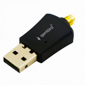 USB bežična mrežna wifi kartica Gembird WNP-UA300P-02, 300N, izmenjiva antena, RF pwr <20dBm - Img 2