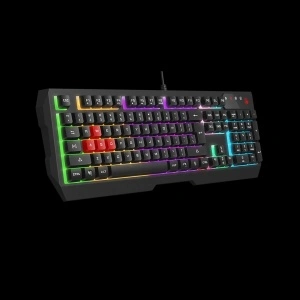 Žična gejmerska tastatura USB A4tech A4-B135N, svetleća NEON LED, crna, USB konekcija, US raspored