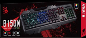 Žična USB Gejmerska tastatura, A4Tech A4-B150N Bloody, US-LAYOUT, black, USB - Img 2