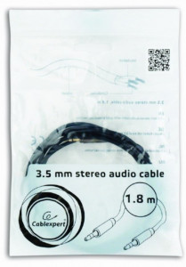 Audio kabl produžni 3,5mm muški RJA na 3,5mm muški RJA, dužina 1,8 m, Gembird CCAP-444-6, pozlaćeni - Img 3