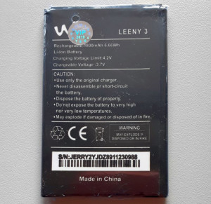 Baterija 3702 za WIKO Lenny 1, Lenny 2, Lenny 3, Wiko Jerry - Img 2