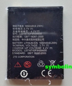 Baterija Li3716T42P3h594650 za ZTE Blade 3 V889M, ZTE Blade III, ZTE Grand X,