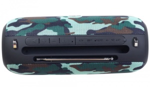 Bluetooth zvučnik s akumulatorom Gembird SPK-BT-17-CM, 2x5W, mikrofon - handsfree, FM, USB, SD, AUX + antena - Img 3