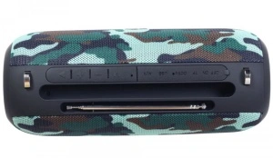 Bluetooth zvučnik s akumulatorom Gembird SPK-BT-17-CM, 2x5W, mikrofon - handsfree, FM, USB, SD, AUX + antena - Img 3