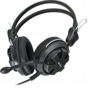 Gejmerske slušalice s mikrofonom, A4Tech A4-HS-28-1, 40mm/32ohm, black, 2x3.5mm - Img 2
