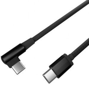 Kabl USB TYPE C na TYPE C pod uglom 90 stepeni, Gembird CC-USB2-CMCML-0.2M , dužina 20cm - Img 2