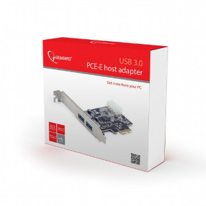 Kartica za 2 USB porta 3.0, USB 3.0 PCI-Express host adapter, Gembird UPC-30-2P - Img 2