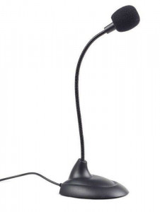 Mikrofon za računar, Gembird MIC-205, Desktop mikrofon, savitljivo telo, black, 3.5mm sa prekidacem - Img 2