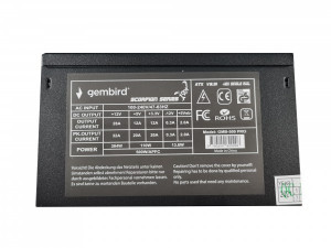 Napajanje ATX Gembird GMB-500-PRO napajanje 500W 80+, PFC,12cm FAN, 20+4pin, 2x4pin, 6+2pin, 4xSATA,2xIDE - Img 3