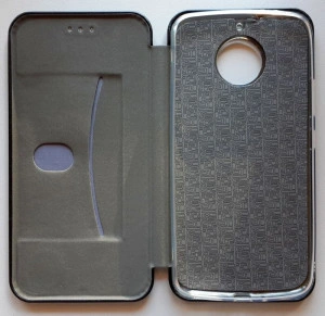 Preklopna futrola LEATHER za Motorola Moto G5S XT1793 2017 (5.2") crna