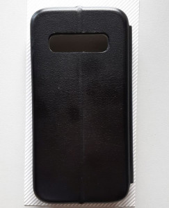 Preklopna futrola LEATHER za Samsung SM-G973F Galaxy S10 2019 (6.1"), crna - Img 3