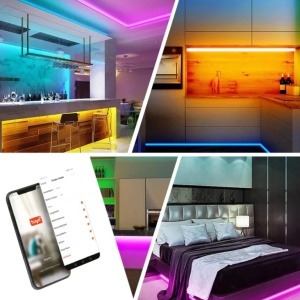 RGB LED traka WiFI kontrola + daljinski, PROSTO LTK5050/30RGB-WF/5, duž. 5m - Img 2