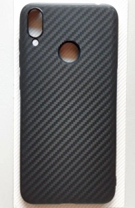 TPU CARBON maska ultra tanka 0.3mm za Huawei Y7 2019, Y7 Prime 2019, Y7 Pro 2019, Enjoy 9 (6.26"), crna