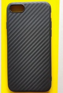 TPU maska CARBON 0.3mm ultra tanka za iPhone SE 2020 (4.7") crna