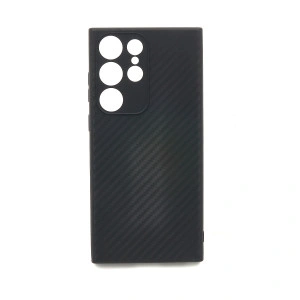 TPU maska CARBON 0.3mm za SAMSUNG SM-S918B, Galaxy S23 Ultra 2023 (6.8") CRNA