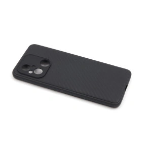 TPU maska CARBON za Xiaomi Redmi 12C 2022 (6.71") crna