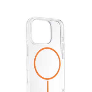TPU maska Clear COLOR MAGSAFE za iPhone 16 Pro 2024 (6.3") providna