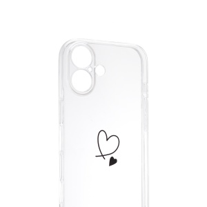 TPU maska Clear PRINT za iPhone 16 2024 (6.1") providna - Img 2