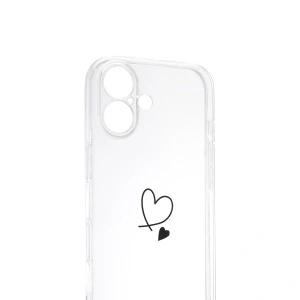 TPU maska Clear PRINT za iPhone 16 2024 (6.1") providna - Img 2