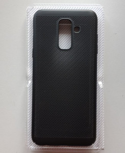 TPU/PC BREATH za SM-A605F, GALAXY A6 PLUS 2018, CRNA - Img 1