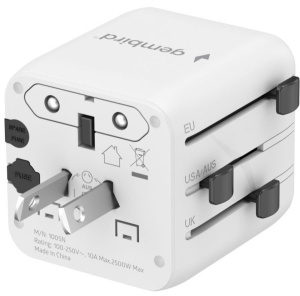 Travel Adapter univerzalni TPA-INT-01-W Gembird, EU, USA, UK, AU - Img 3