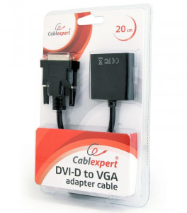 Adapter DVI-D Dual Link 24+1 na VGA ženski Gembird AB-DVID-VGAF-01 - Img 3