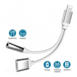 Adapter iPhone LIGHTNING na audio 3,5mm plus ženski iPhone Lightning konektor za punjenje, GL026 - Img 4