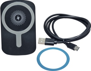 Auto držač s bežičnim punjačem 15W, GEMBIRD TA-CHM-07, wireless QI - Img 1