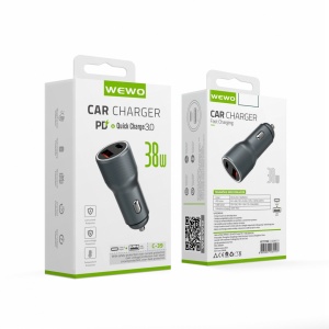 AUTO Punjač Type C, WEWO C-39, PD + USB (38W/3A) - Img 3