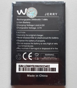 Baterija 3702 za WIKO Lenny 1, Lenny 2, Lenny 3, Wiko Jerry - Img 3