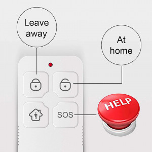 Bežični GSM plus WiFi alarm Wolf Guard YL-007M3GB sa jednim PIR senzorom na 9V - Img 6