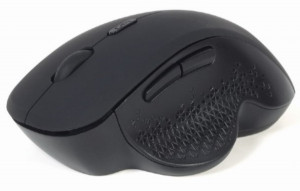 Bežični miš WiFI GEMBIRD MUSW-6B-02, 2,4GHz opticki USB 6-button 800-1600Dpi black 112mm - Img 2