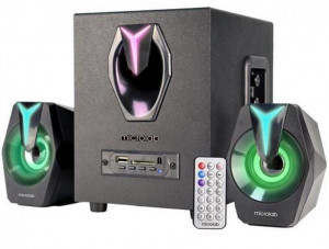 Bluetooth zvučnici 2.1 Microlab G100BT, 11W, 3,5mm, SD, USB, FM radio, Bluetooth, daljinski, LED - Img 2