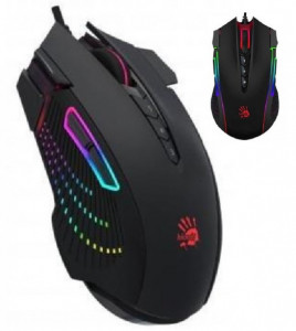 Gejmerski optički miš, A4Tech A4-J90S Bloody RGB, 2000Hz/100-8.000 Dpi, Black USB 125mm - Img 2