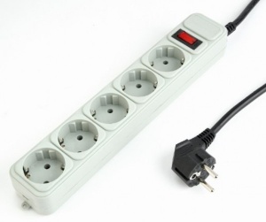 Produžni kabl sa zaštitom 5 utičnica (3x1.5mm) 1.8m Gembird SPG3-B-6C - Img 4