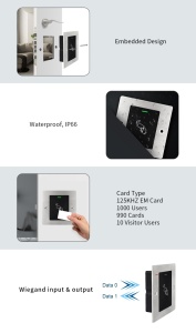 Secukey E3 Vodootporna, ugradna samostalna kontrola pristupa - Img 4