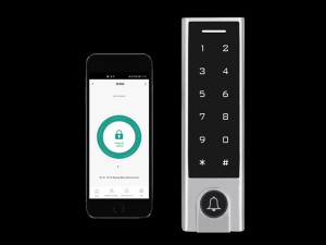 Secukey H3-BLE Vodootporna IP66 kontrola pristupa sa Bluetooth interfejsom za integraciju sa TTLock aplikacijom. Tastatura je osetljiva na dodir uz ugrađen RFID čitač - Img 2