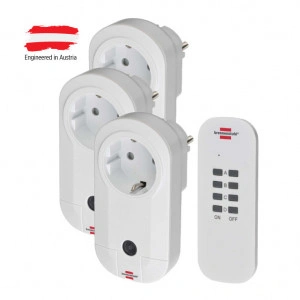 Strujna utičnica sa daljinskim upravljačem, paket 1+3, BRENNENSTUHL RC-CE1-3001DE3726