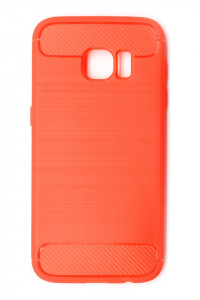 TPU maska BRUSHED za SM-A730F GALAXY A8 PLUS 2018 RED - Img 2