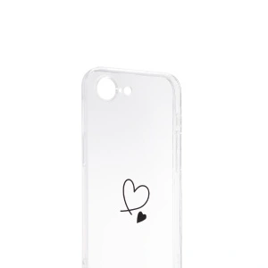 TPU maska Clear PRINT za iPhone 16e 2025 (6.1") providna