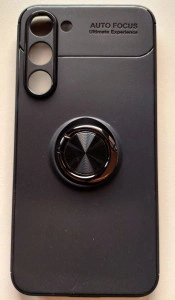 TPU maska MAGENT RING za SAMSUNG SM-S916B, Galaxy S23 Plus 2023 (6.6") CRNA
