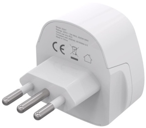 Travel Adapter A-AC-ITMINTF Gembird, Italia muški na EU, USA, UK ženski - Img 3
