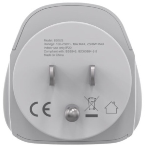 Travel Adapter A-AC-USMINTF Gembird, USA, 10A - Img 4