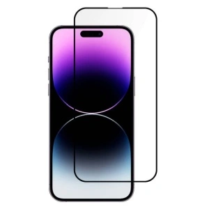 Zaštitno kaljeno staklo 5D Full Glue za iPhone 17 i iPhone 17 PRO 2025 (6.3") crni rub