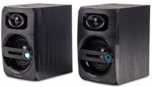 Zvučnici 2.0 Microlab B-23, Drveni zvučnici crni, 6W RMS (2 x 3W), USB napajanje, 3,5mm
