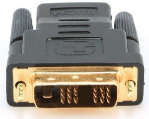 Adapter HDMI (ženski) na DVI-D single link 18+1 pin muški adapter, Gembird A-HDMI-DVI-2 - Img 1