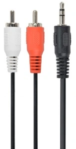 Audio kabl, adapter 3,5mm 3 kontakta na 2xRCA, Gembird CCA-458-1.5M