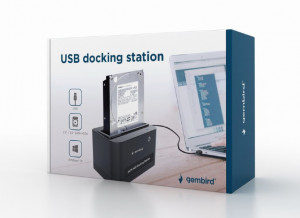 Eksterno kućiste, docking station za 2.5" / 3.5" SATA hard diskove, USB 2.0, Gembird HD32-U2S-5 - Img 2